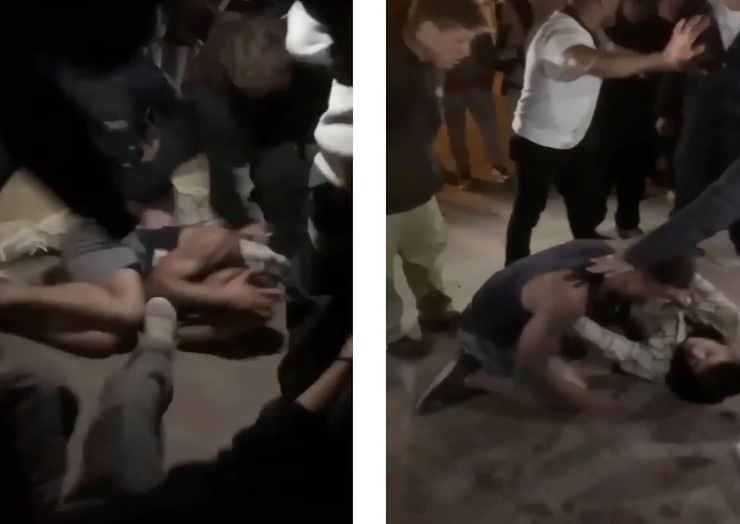 Các binh sĩ Mỹ bị đám đông người vị thành niên hành hung.