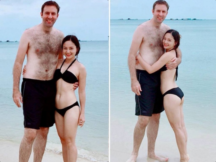 Lan Phương và ông xã 