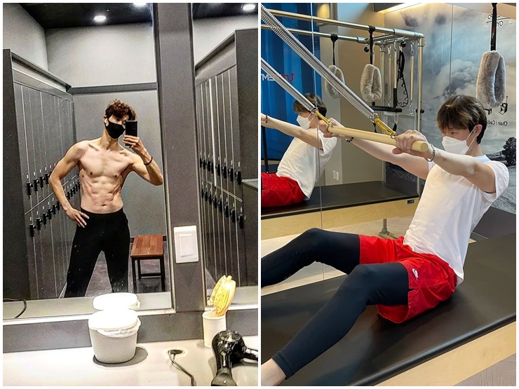 Anh vẫn chăm chỉ rèn luyện sức khỏe.