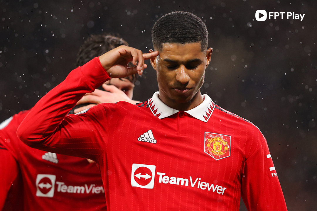 Rashford có thể trừng phạt hàng thủ Man City bất cứ lúc nào.