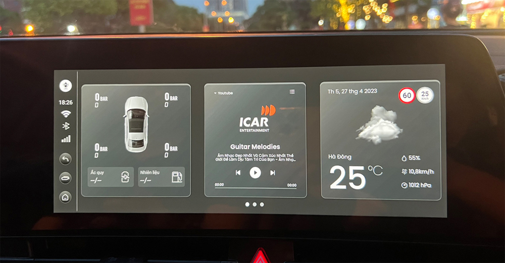 Cảnh báo tốc độ GSpeed hiển thị trên giao diện độc quyền Elligo của ICAR