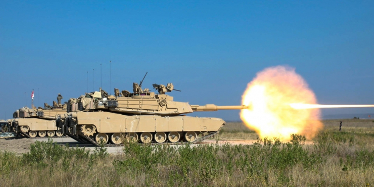 Mỹ đồng ý gửi&nbsp;M1 Abrams cho Ukraine. Ảnh: AP