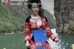 Thời trang - Lê Bống bị la ó vì clip nhảy tiktok trên sông Nho Quế