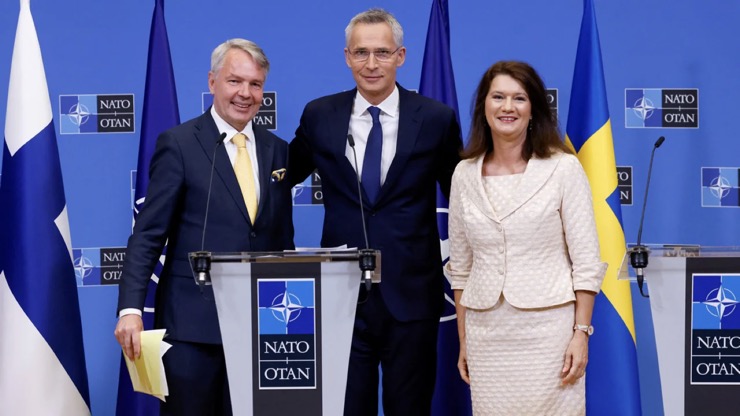 Phần Lan và Thụy Điển đã nộp đơn xin gia nhập NATO vào tháng 5/2022 nhưng đến nay mới chỉ có Phần Lan được kết nạp.