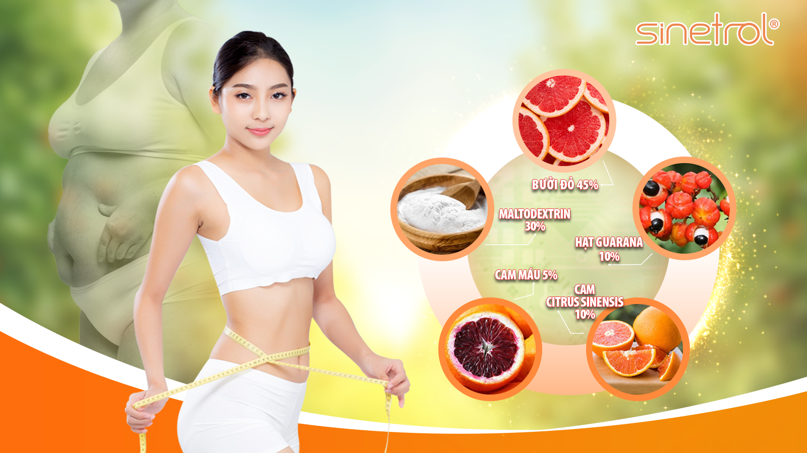 Hoạt chất Sinetrol® XPUR trong sản phẩm Sitrolim+++ tác động lên mô mỡ theo cơ chế xé mỡ (Fat shredding) được cấp bằng sáng chế châu Âu