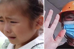 Video bé gái bật khóc vì thương bố làm việc vất vả thu hút 6,5 triệu lượt xem