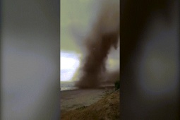 Phi thường - kỳ quặc - Clip: Kinh hoàng khoảnh khắc "cơn lốc muỗi" quét qua ngôi làng ở Nicaragua