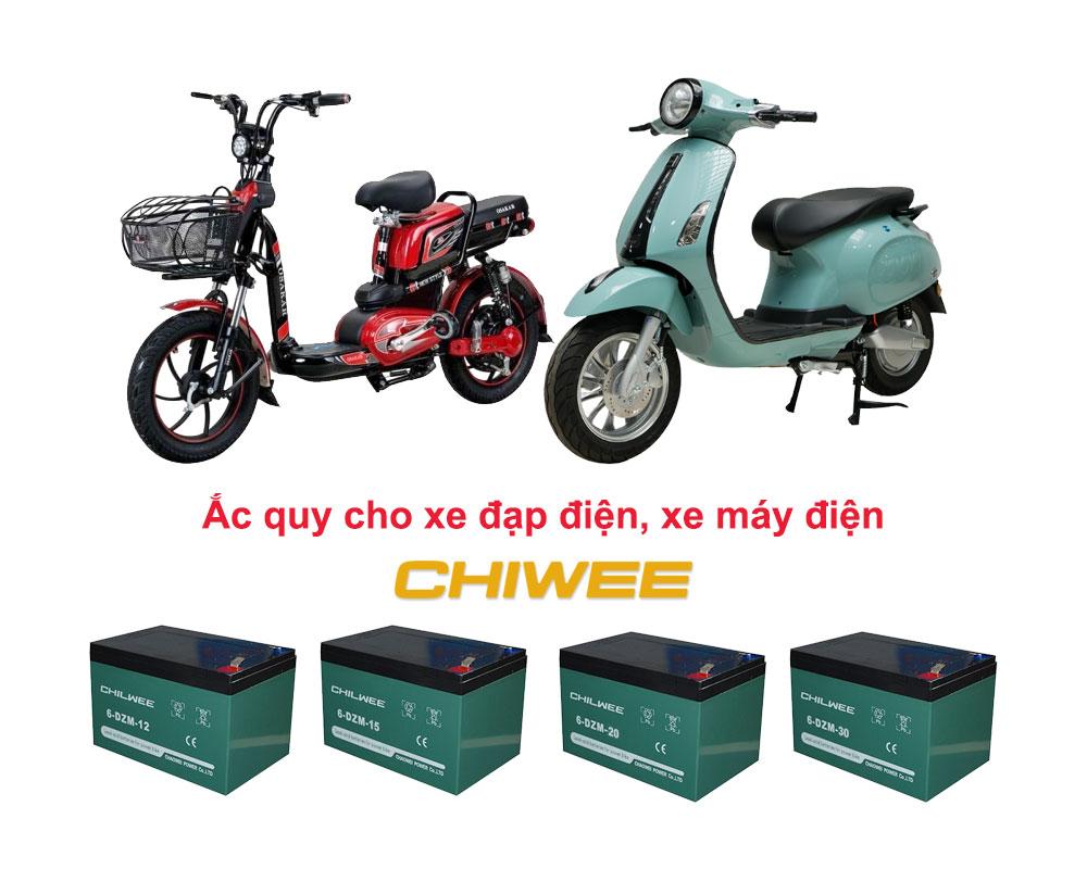 Bộ bình ắc quy xe đạp điện xe máy điện và những điều cần biết