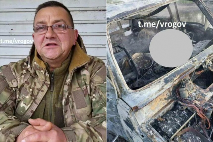 "Doanh nhân" có tên Sergei Didovoduk đã thiệt mạng trong vụ đánh bom ở tỉnh Zaporizhzhia tối 2-6 . Ảnh: TWITTER