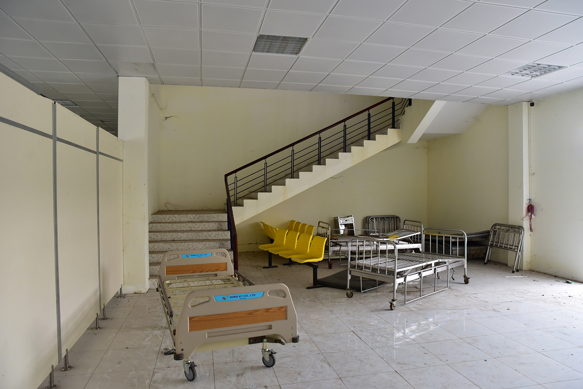 Năm 2021, cơ sở này được sử dụng để làm nơi điều trị bệnh nhân COVID-19, nhiều thiết bị được sử dụng để thành từng nhóm khắp bệnh viện sau khi chống dịch xong.