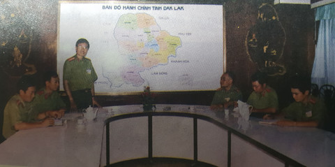 Công an tỉnh Đắk Lắk họp sau các vụ cướp xe chở tiền (ảnh tư liệu)