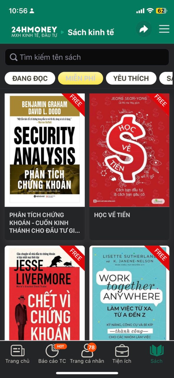 Thư viện sách “khổng lồ” với hàng ngàn đầu sách miễn phí cho nhà đầu tư