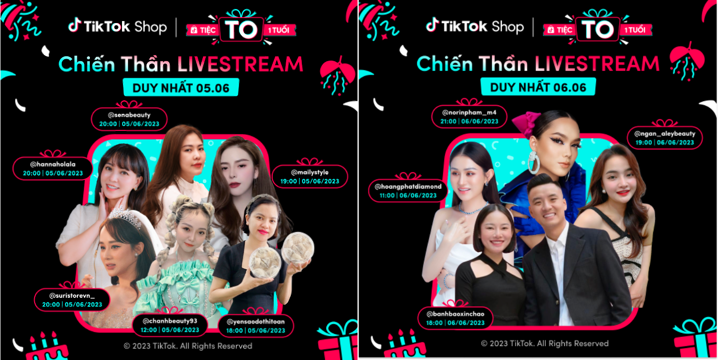 Ngập quà trong Tiệc To 01 Tuổi của TikTok Shop, loạt ưu đãi độc quyền tri ân cộng đồng mua sắm tại Việt Nam - 2
