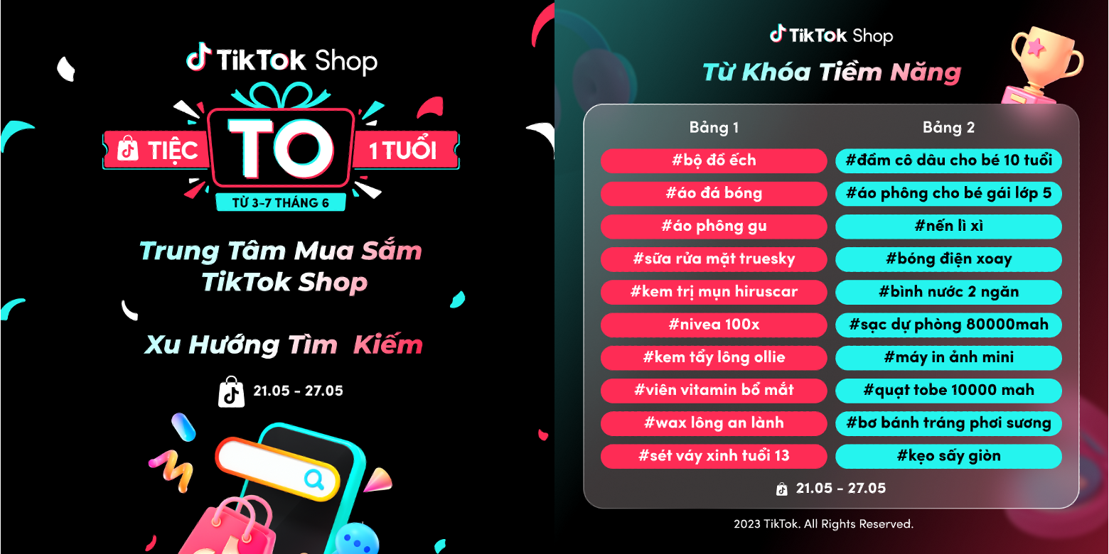Ngập quà trong Tiệc To 01 Tuổi của TikTok Shop, loạt ưu đãi độc quyền tri ân cộng đồng mua sắm tại Việt Nam - 3