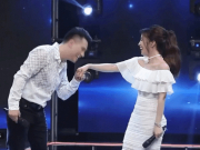 Giải trí - Việt Anh hôn Quỳnh Nga trên sóng truyền hình: Khán giả phấn khích cổ vũ &quot;hôn đi&quot;
