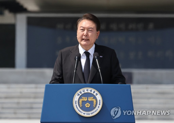 Tổng thống Hàn Quốc&nbsp;Yoon Suk-yeol. Ảnh: Yonhap