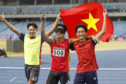 Đoàn Việt Nam thắng siêu kịch tính thi điền kinh, có 2 HCV bất ngờ tại PARA Games