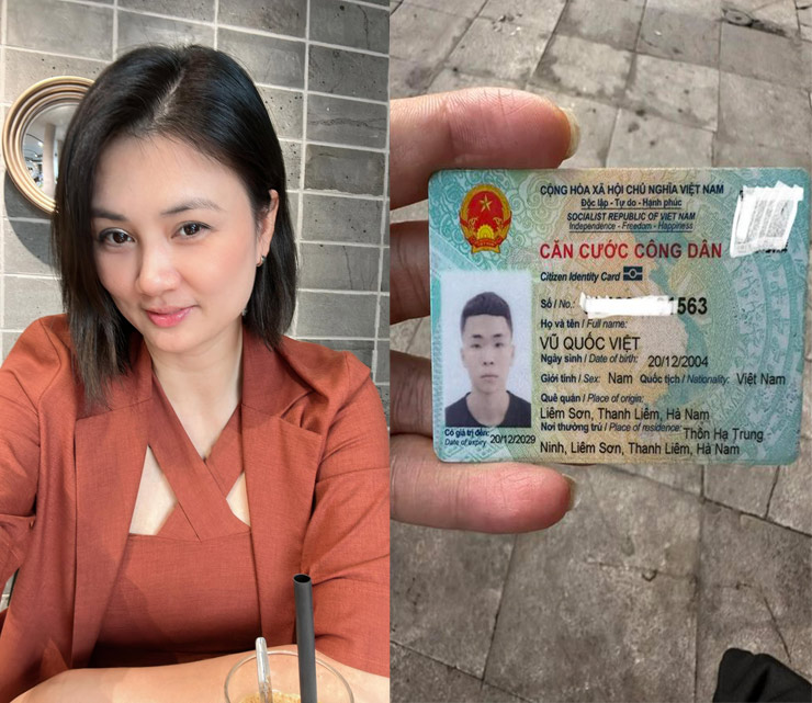 Người đẹp bóng chuyền Phạm Thị Kim Huệ mong sớm tìm được chủ nhân của tấm căn cước công dân thất lạc mà cô nhặt được