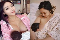 Đời sống Showbiz - Nữ MC và loạt sao đình đám cho con bú được khen hết lời vì vẻ đẹp tình mẫu tử