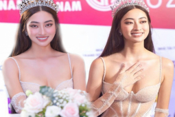 Thời trang - "Hoa hậu đẹp nhất Cao Bằng", MC VTV bối rối vì những chiếc váy cúp sâu thẳm