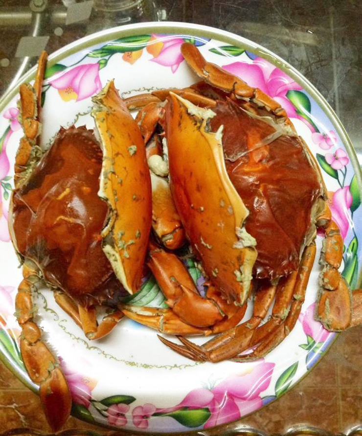 Trên thị trường, cua hai da bán lẻ có giá 800.000 đồng/kg với loại 5-6 con/kg, 950.000 đồng/kg loại 3-4 con/kg

