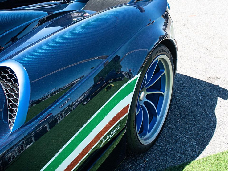 Đây là mẫu xe cực hiếm Pagani Huayra Tricolore màu Blu Tricolore trị giá hơn 150 tỷ đồng - 6