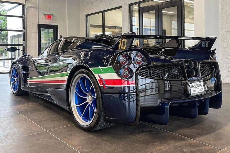 Đây là mẫu xe cực hiếm Pagani Huayra Tricolore màu Blu Tricolore trị giá hơn 150 tỷ đồng - 4