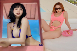 Đời sống Showbiz - Tâm Tít, Huyền Baby khoe body "như tranh vẽ" với tiệc bể bơi, gây tiếc nuối vì đã lấy chồng