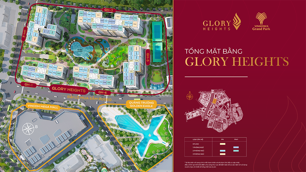 Vị trí với giá trị thương mại bậc nhất của Glory Heights