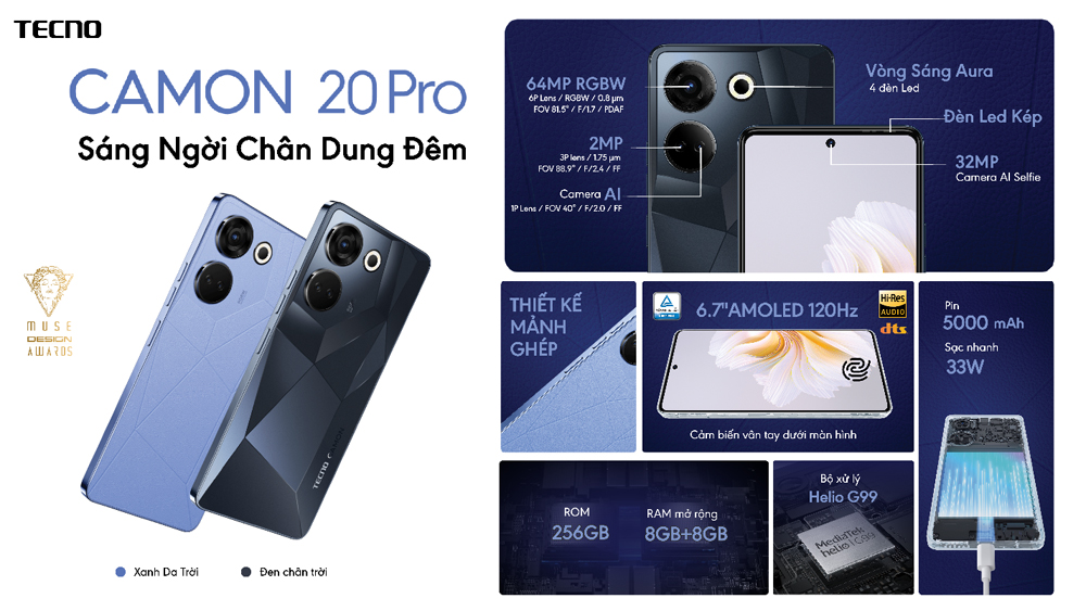 Tecno Camon 20 Series ra mắt, khuấy đảo dòng điện thoại chuyên chụp ảnh - 2