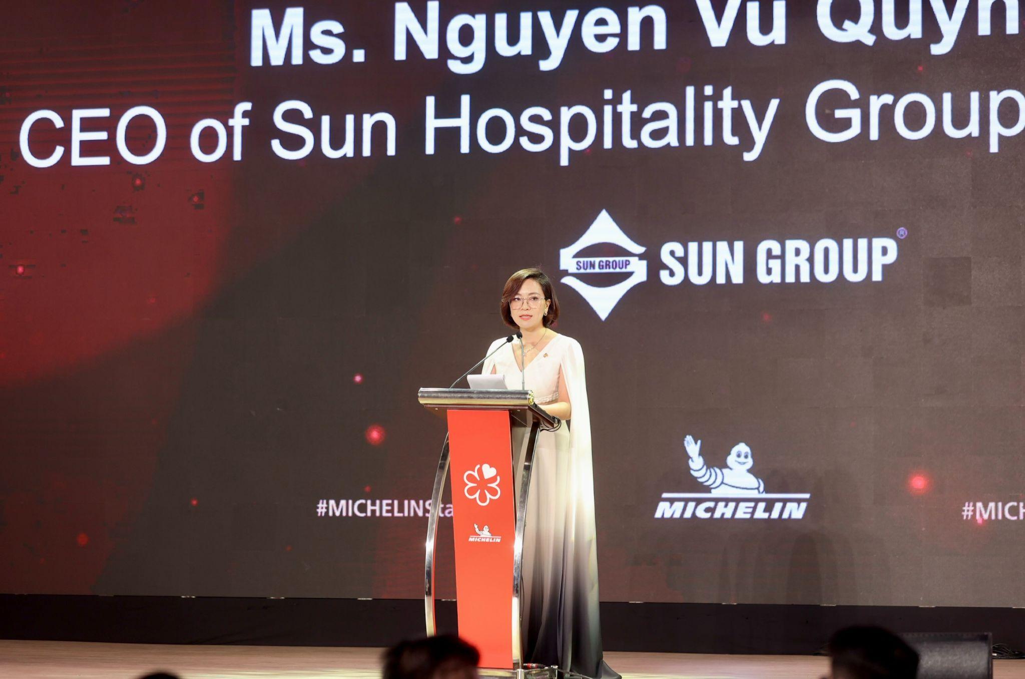 Bà Nguyễn Vũ Quỳnh Anh Tổng Giám đốc Sun Hospitality Group (thành viên Sun Group)