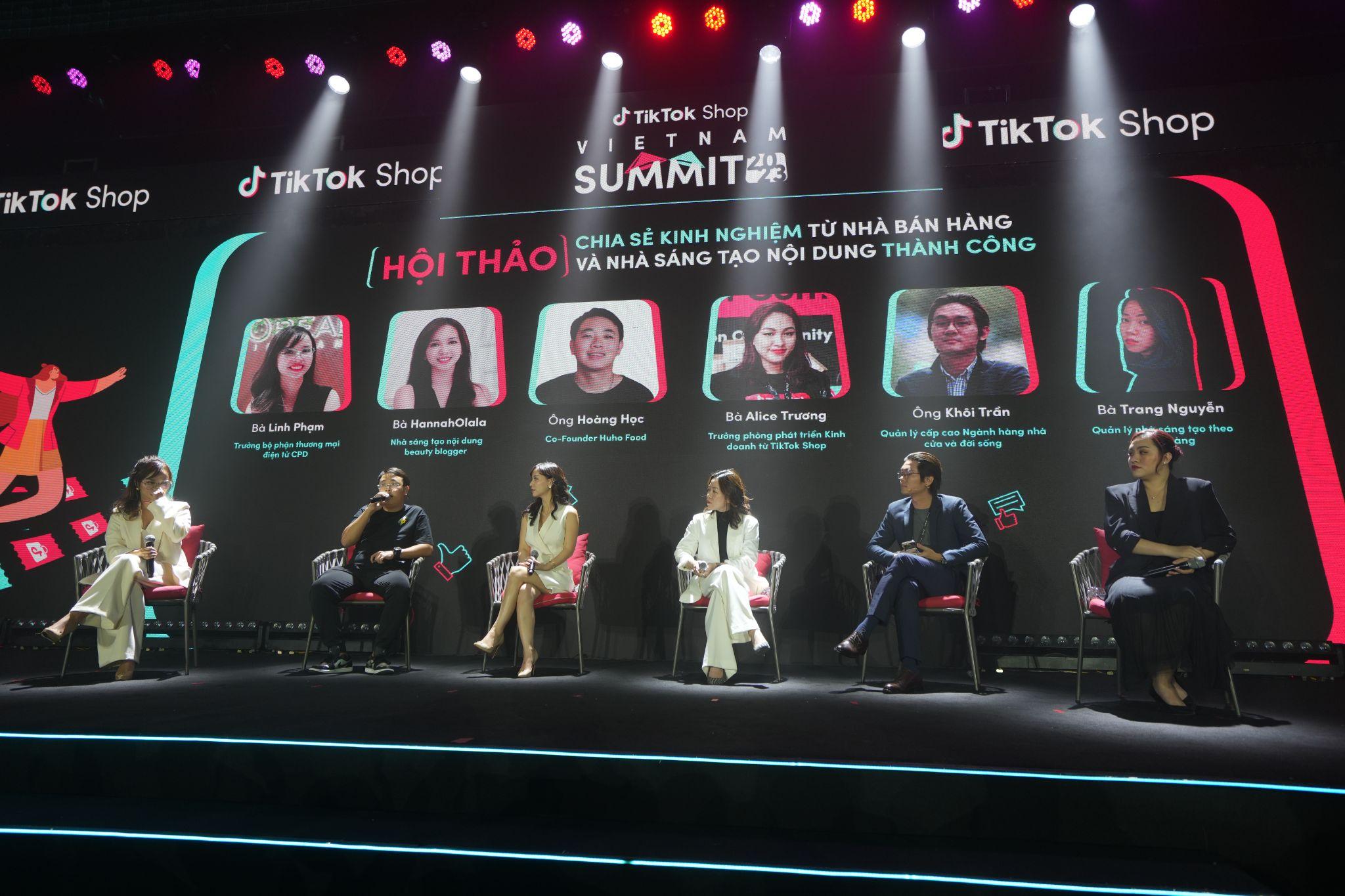 Câu chuyện thành công của Huho được chọn là mô hình tiêu biểu để chia sẻ trên diễn đàn của TikTok Shop Vietnam Summit
