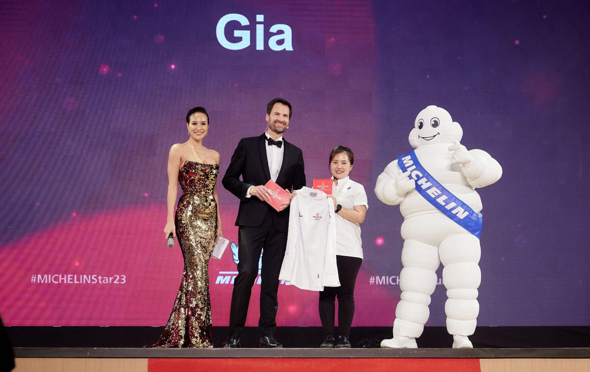 Nhà hàng Gia nhận 1 sao Michelin