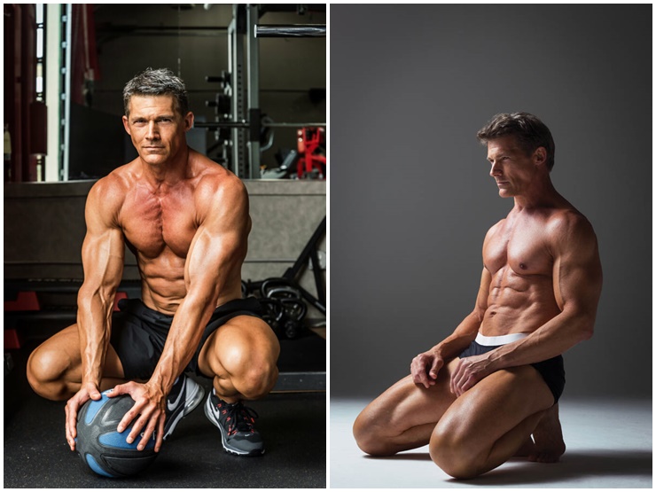 Người đàn ông có vóc dáng bao người mê đắm.