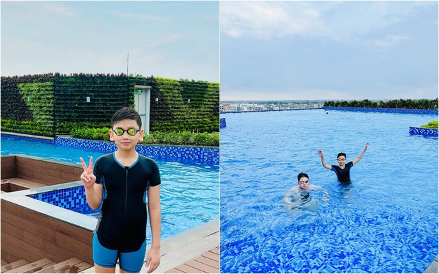 Nữ diễn viên miền Bắc có biệt thự 60 tỷ, mùa hè sung sướng trốn nóng trong bể bơi "resort tại gia" - 7