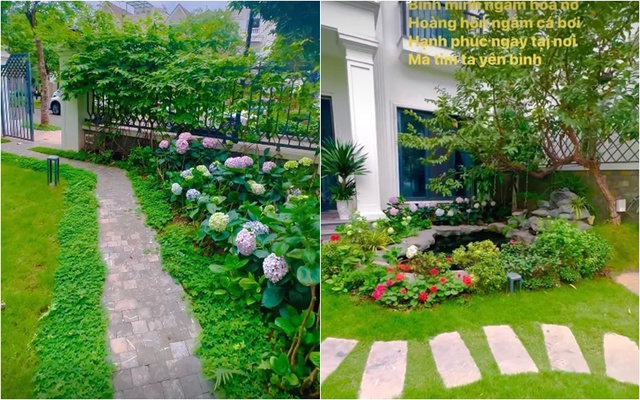 Nữ diễn viên miền Bắc có biệt thự 60 tỷ, mùa hè sung sướng trốn nóng trong bể bơi "resort tại gia" - 8