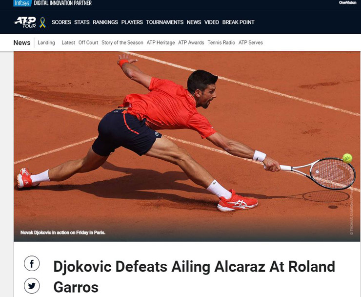 Djokovic hạ Alcaraz: Báo chí tin Nole sẽ vĩ đại nhất, tiếc &#34;Tiểu Nadal&#34; kém may - 2