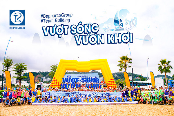 Bepharco tổ chức chương trình team building “Vượt sóng vươn khơi” tại Quảng Ninh