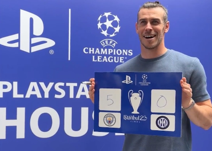 Bale khiến các fan Inter khó chịu