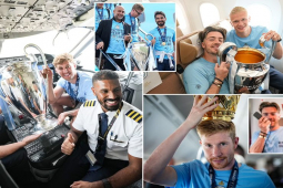 Bóng đá - "Vua châu Âu" Man City về nước sau kỳ tích ăn 3: Chờ tiệc mừng công rực rỡ