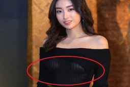 Thời trang - Đỗ Mỹ Linh, "Quỳnh búp bê" có những khoảnh khắc khó nói vì áo mỏng "phát sáng"