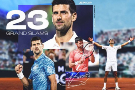 23 Grand Slam của Djokovic và kỳ tích của tay vợt luôn tin mình giỏi nhất