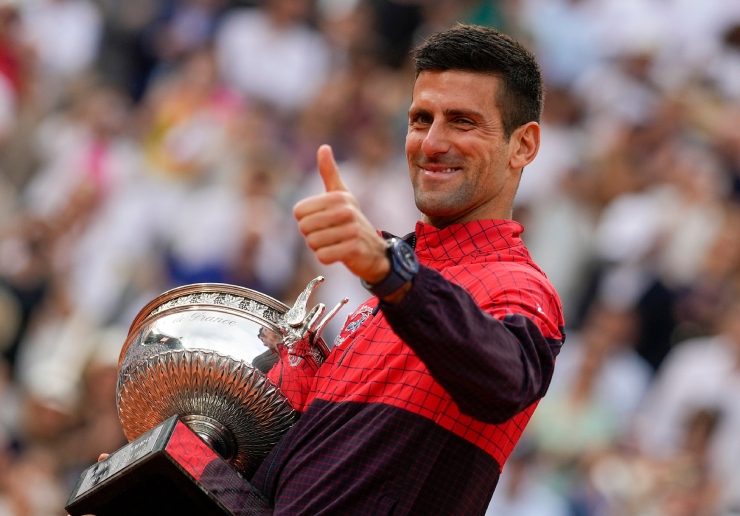 Djokovic cán mốc 23 Grand Slam nhờ danh hiệu Roland Garros