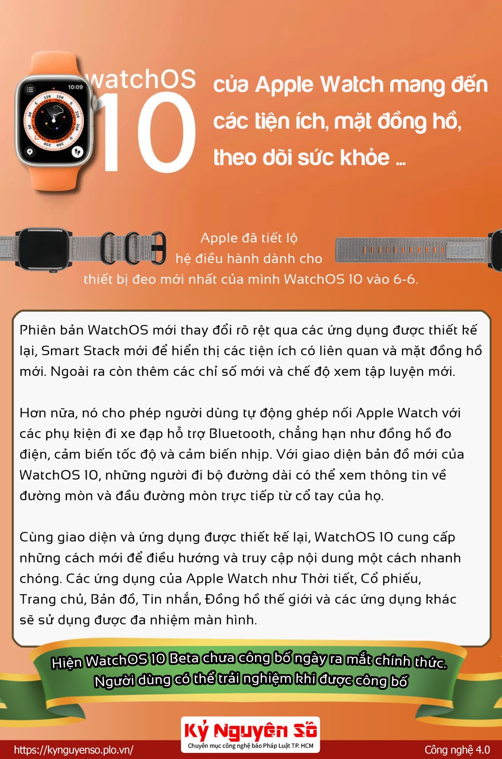 WatchOS 10 của Apple Watch mang đến nhiều thứ mới mẻ - 1