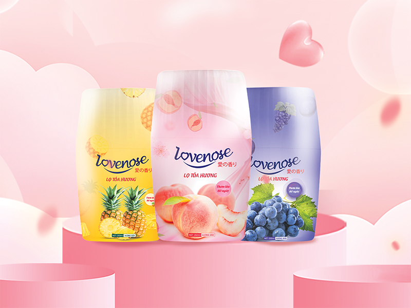 Lọ tỏa hương Lovenose thư giãn tinh thần cho không gian làm việc