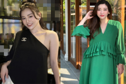 Đời sống Showbiz - Phương Oanh diện áo rộng, Mỹ Linh đẹp kiêu sa qua ống kính ông xã chụp