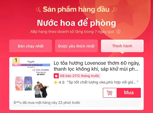 Lọ tỏa hương Lovenose đưa hương thơm mát cho ngôi nhà
