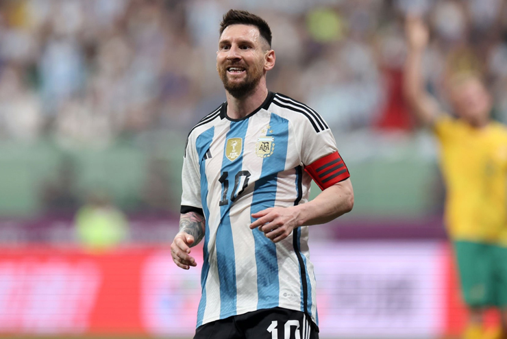 Messi ghi bàn nhanh nhất trong sự nghiệp khi sút tung lưới Australia ở phút thứ 2