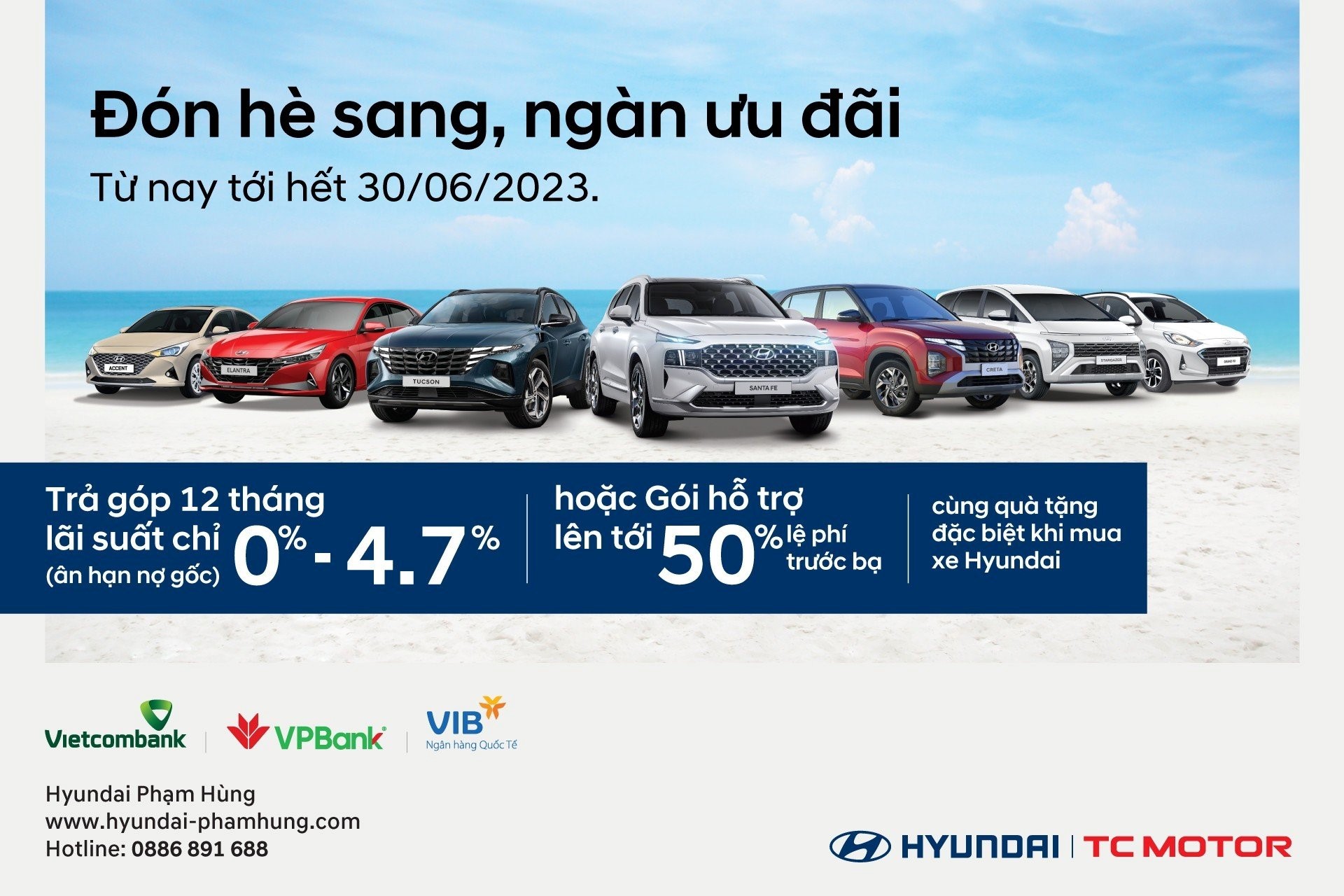 Mua xe Tucson, Accent nhận cơn mưa ưu đãi tại Hyundai Phạm Hùng trong tháng 06/2023 - 2