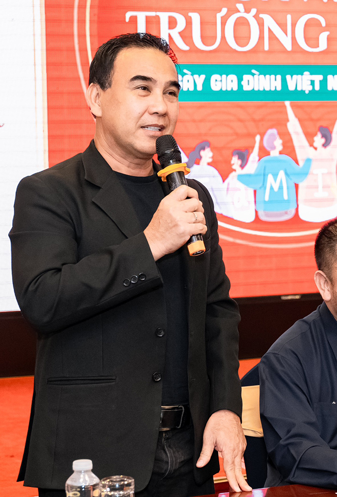 Tại sự kiện, nam MC đề cao tầm quan trọng của những bữa ăn gia đình giúp các thế hệ trở nên gắn kết và hiểu nhau hơn